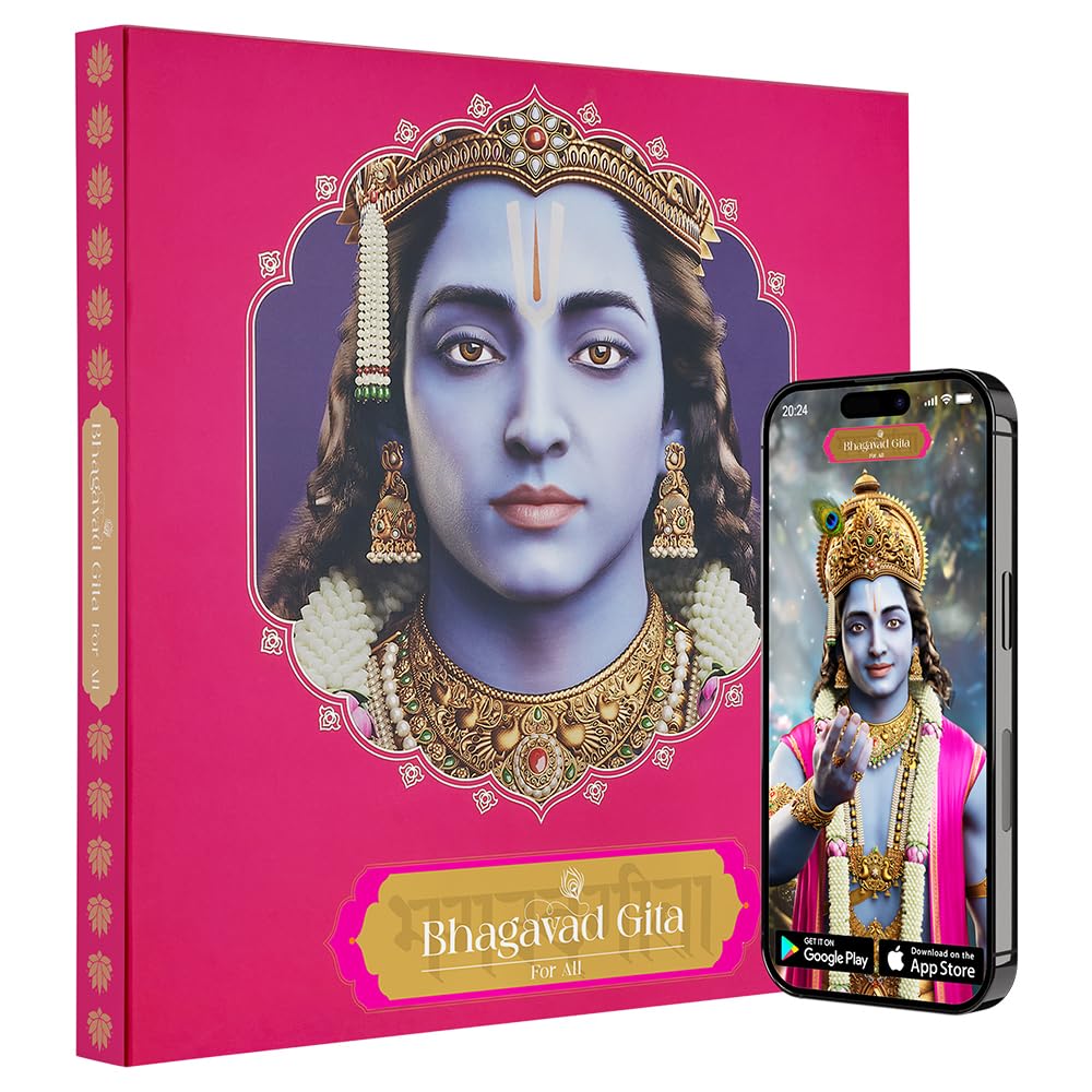 Bhagavad Gita For All in English Hindi and Sanskrit stumbit krishna